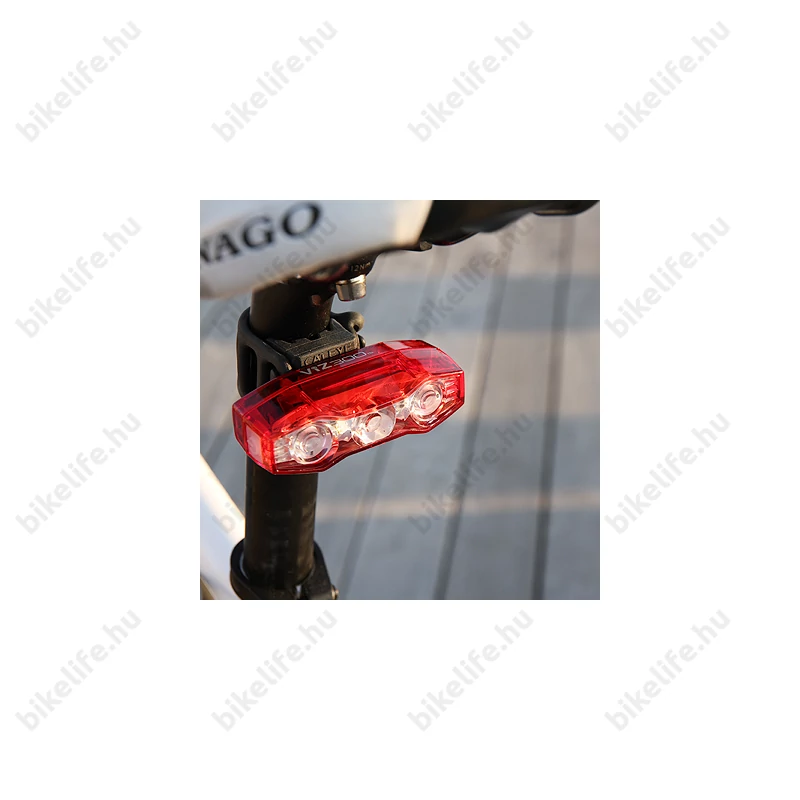 Cateye ViZ300N villogó TL-LD810 tölthető USB-C, 4 funkció, 300 lumen fényerő