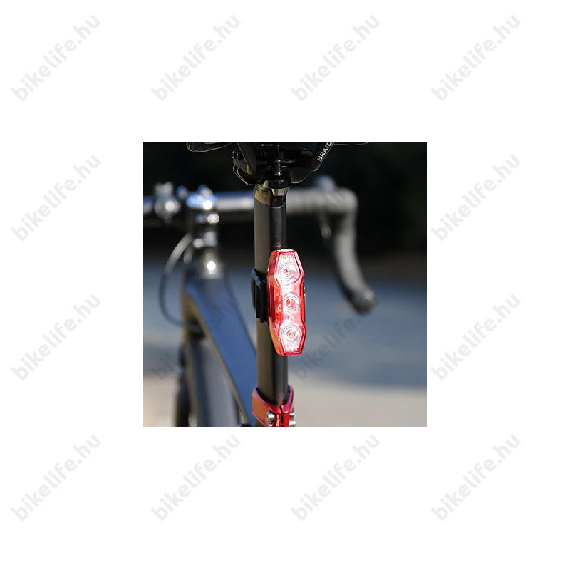 Cateye ViZ300N villogó TL-LD810 tölthető USB-C, 4 funkció, 300 lumen fényerő