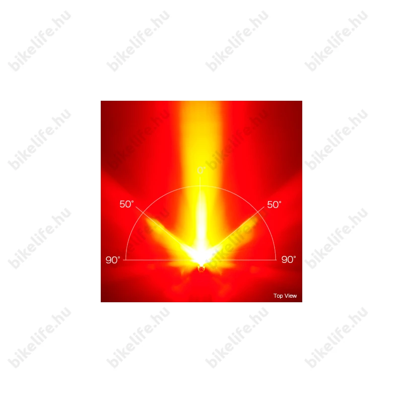 Cateye ViZ450 villogó TL-LD820 tölthető USB-s, 4 funkció, 450 lumen fényerő