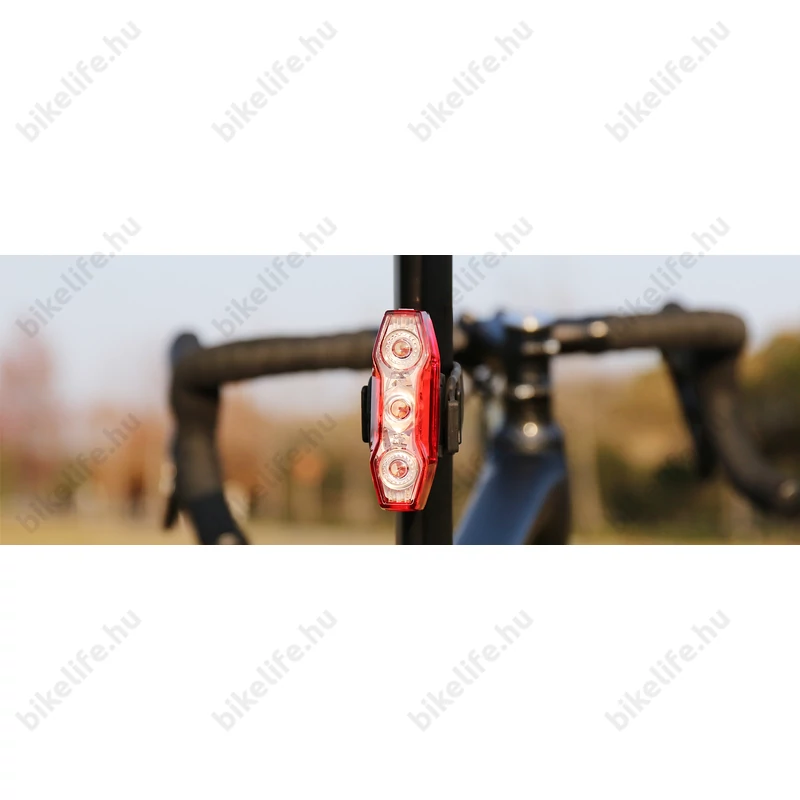 Cateye ViZ450 villogó TL-LD820 tölthető USB-s, 4 funkció, 450 lumen fényerő