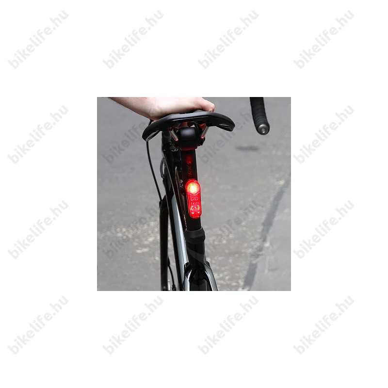 Cateye SYNC Kinetic villogó TL-NW100K tölthető USB-s, kapcsolás szinkron+féklámpa