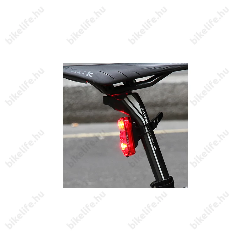 Cateye SYNC Kinetic villogó TL-NW100K tölthető USB-s, kapcsolás szinkron+féklámpa