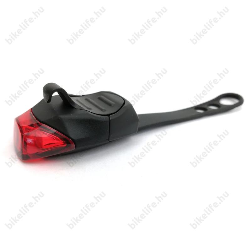 Villogó KTM szilikonpános hátsó LED fényforrás, fekete