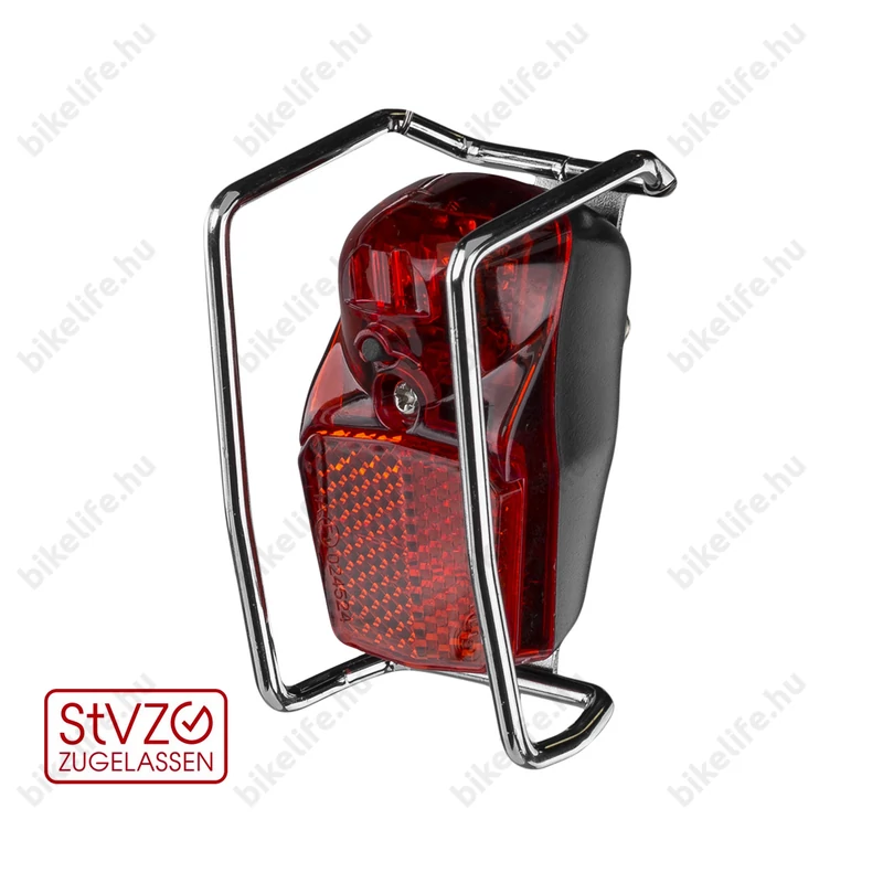 Kellys Virgo elemes hátsó lámpa LED-es, sárvédőre, fém kerettel, prizmával
