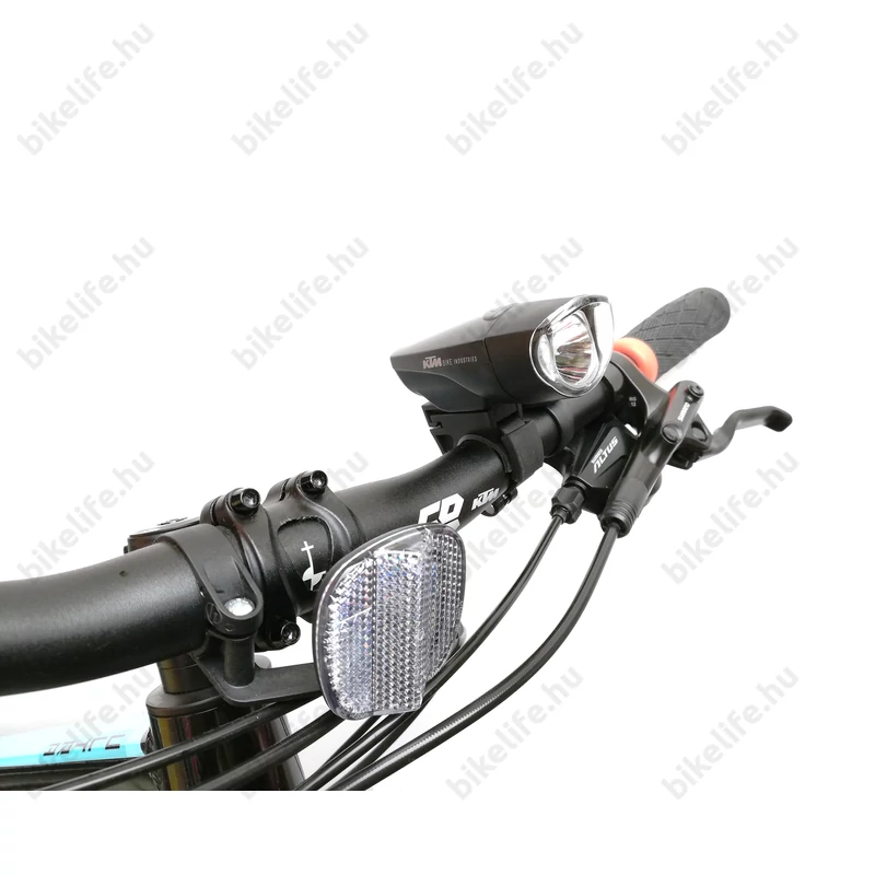 KTM Lightset lámpakészlet LED-es, 1 Watt + 0,5 Watt, fekete, elemes