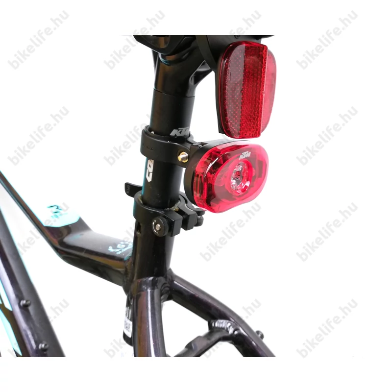 KTM Lightset lámpakészlet LED-es, 1 Watt + 0,5 Watt, fekete, elemes
