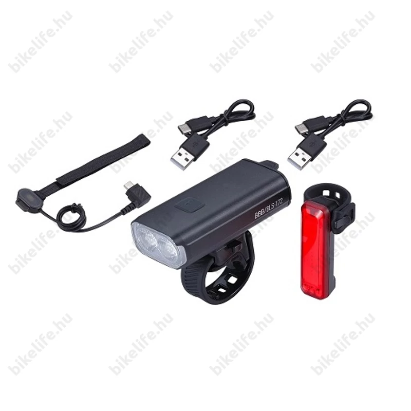 BBB StrikeDuo 1600 Combo lámpakészlet BLS-175 1600+ Signal alumínium távirányítós