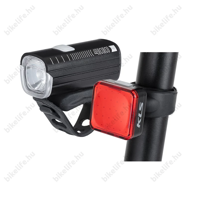 Kellys KLS Lumio akkumulátoros világítás készlet, LED-es, 400 lumen, szilikon pántos