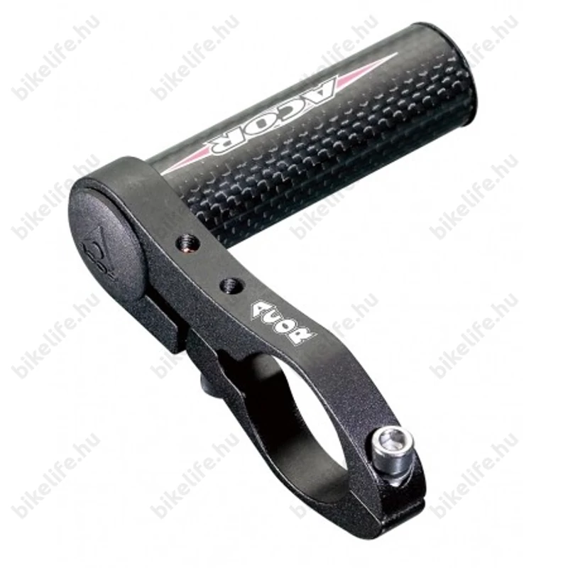 Acor AHB-2711 lámpa és computer tartó alumínium-karbon adapter világításnak, kerékpáros computernek, GPS-nek