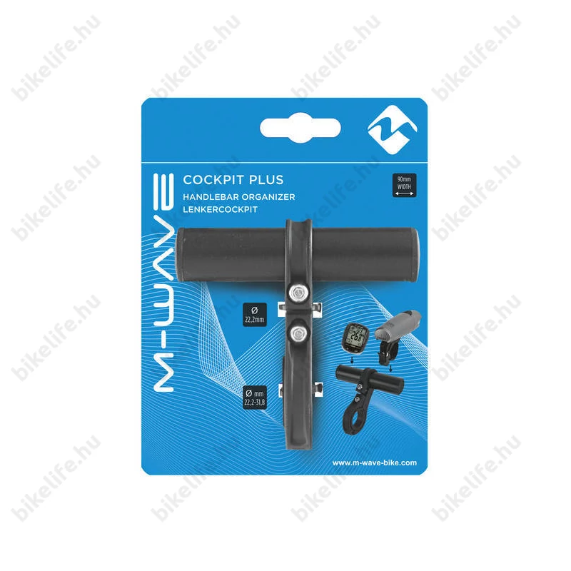 Lámpatartó M-Wave flexibilis tartó világításnak, kerékpáros computernek, GPS-nek