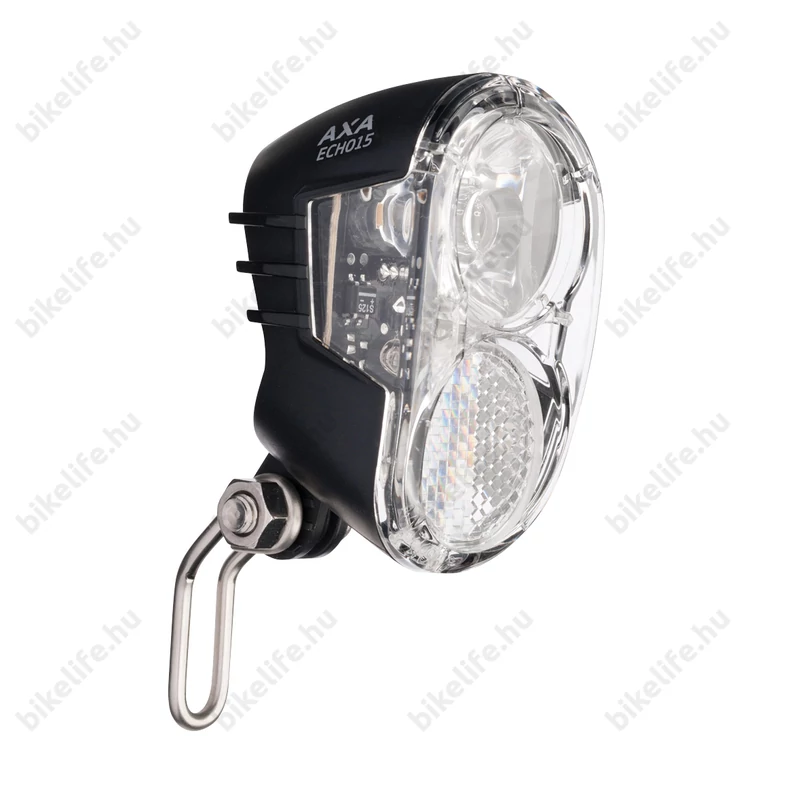 AXA Echo15 dinamós első lámpa LED-es, 15Lux fényerő, kapcsoló