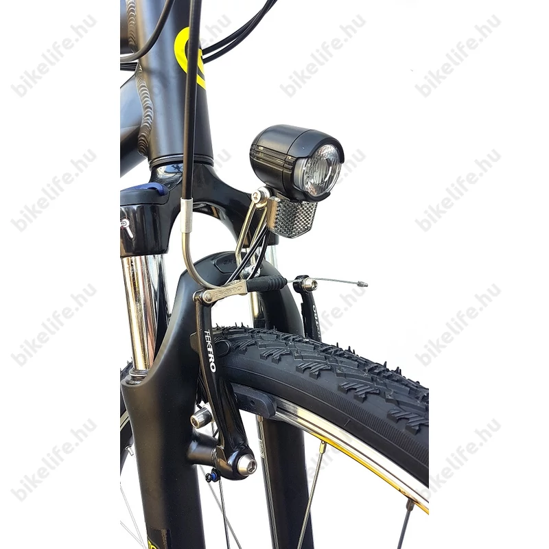 Ridepositive agydinamós első lámpa 30 LUX fényerővel, LED-es, kapcsolós, 4 vezetékes