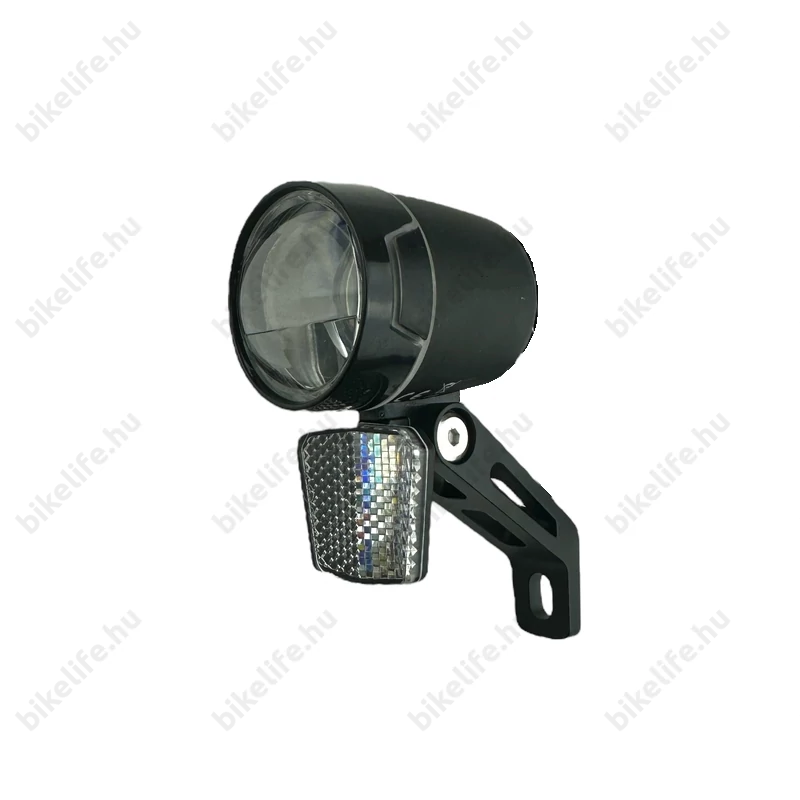 Ebike első lámpa 100 LUX extra fényerővel dupla lencsés optikával 6-48V-ig csak egyenáramhoz használható