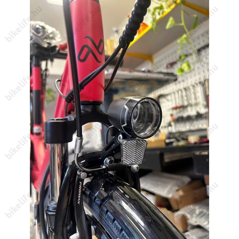 Ebike első lámpa 100 LUX extra fényerővel dupla lencsés optikával 6-48V-ig csak egyenáramhoz használható