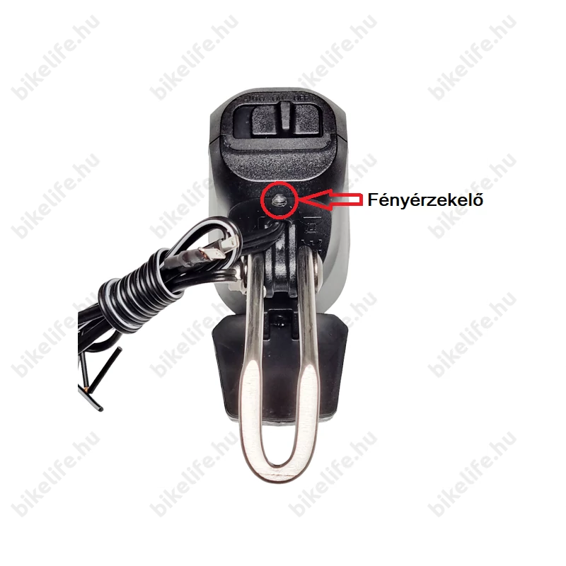 Ridepositive 800 agydinamós első lámpa 80 LUX fényerővel LED-es fényérzékelős állófényes