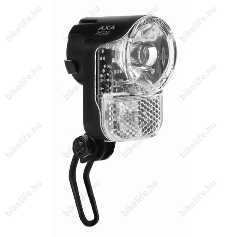 AXA Pico30 30LUX LED-es dinamós első lámpa, 60m-re világít, 2 vezetékes, kapcsoló nélkül
