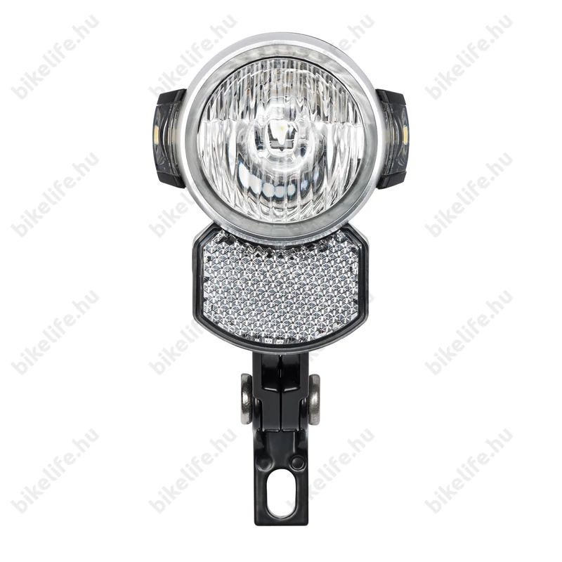 AXA BlueLine50 dinamós első lámpa LED-es, 50LUX, 60m-re világít, állófény, 4 vezetékes, szürkületérzékelővel