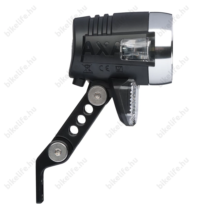AXA BlueLine50 dinamós első lámpa LED-es, 50LUX, 60m-re világít, állófény, 4 vezetékes, szürkületérzékelővel