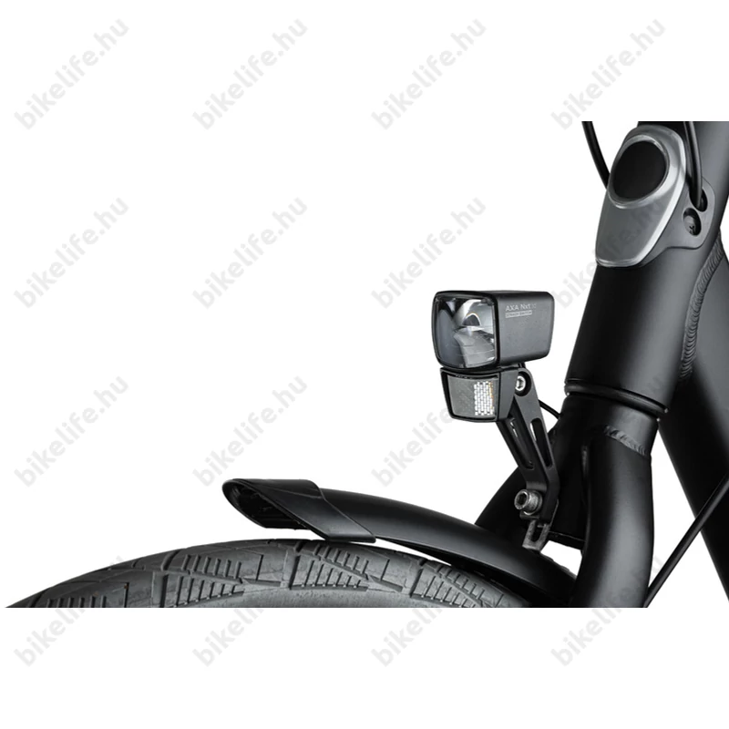 AXA Nxt30 dinamós első lámpa LED-es, 30LUX, 4 vezetékes, kapcsolós, állófény funkcióval