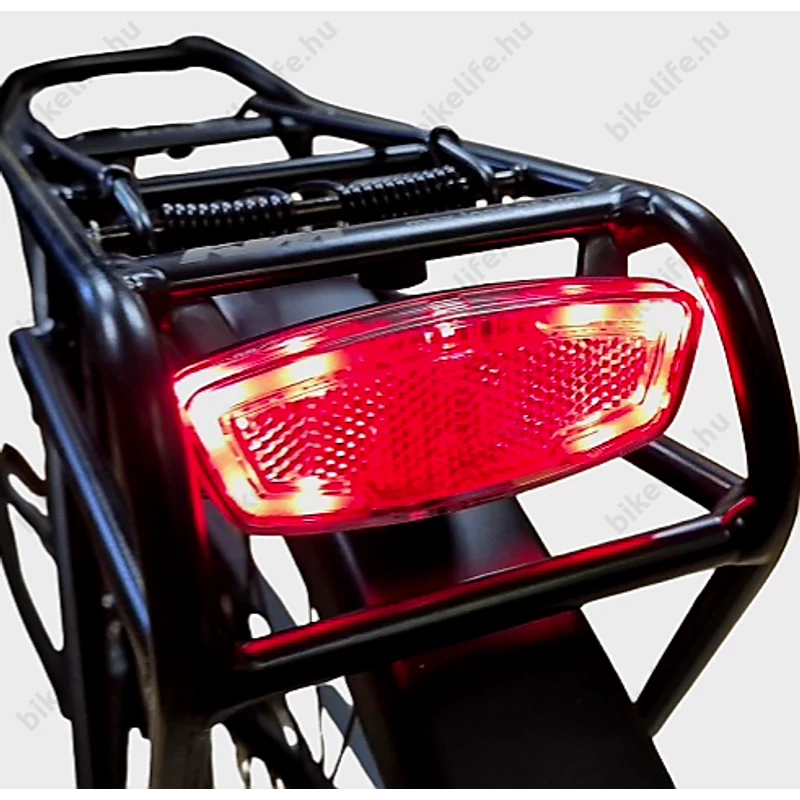  Büchel Wing dinamós hátsó lámpa 6V 9LED állófény funkció 50mm furattávhoz ebike kompatibilis