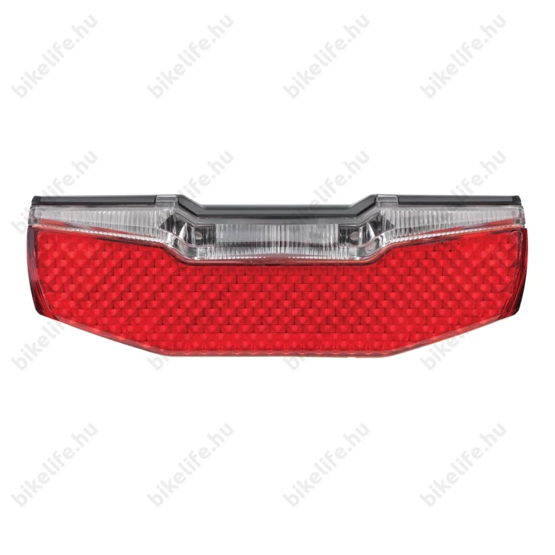 AXA Blueline dinamós hátsó lámpa LED-es, állófény, csomagtaróra szerelhető, 50 mm csavartávú