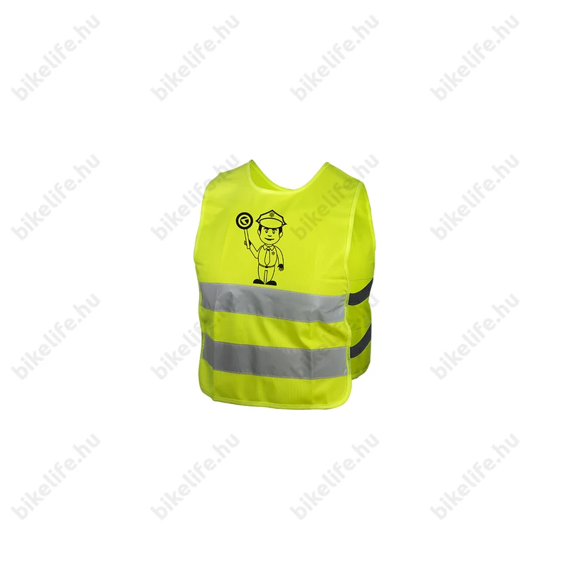 Kellys Starlight Police fényvisszaverő gyerek mellény XS-es méret