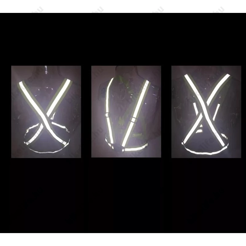 Ridepositive fényvisszeverő mell és derékpánt neonsárga univerzális méret, rendkívül tág határok között állítható