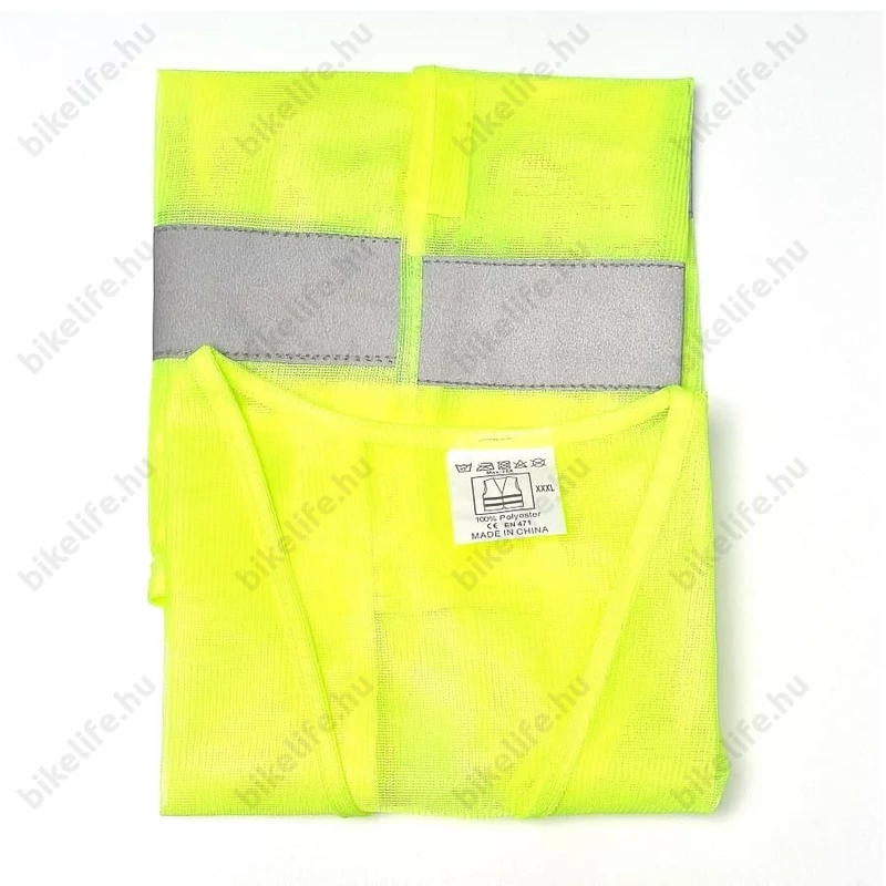 Kerékpáros Fényvisszaverő Mellény felnőtt XXXL
