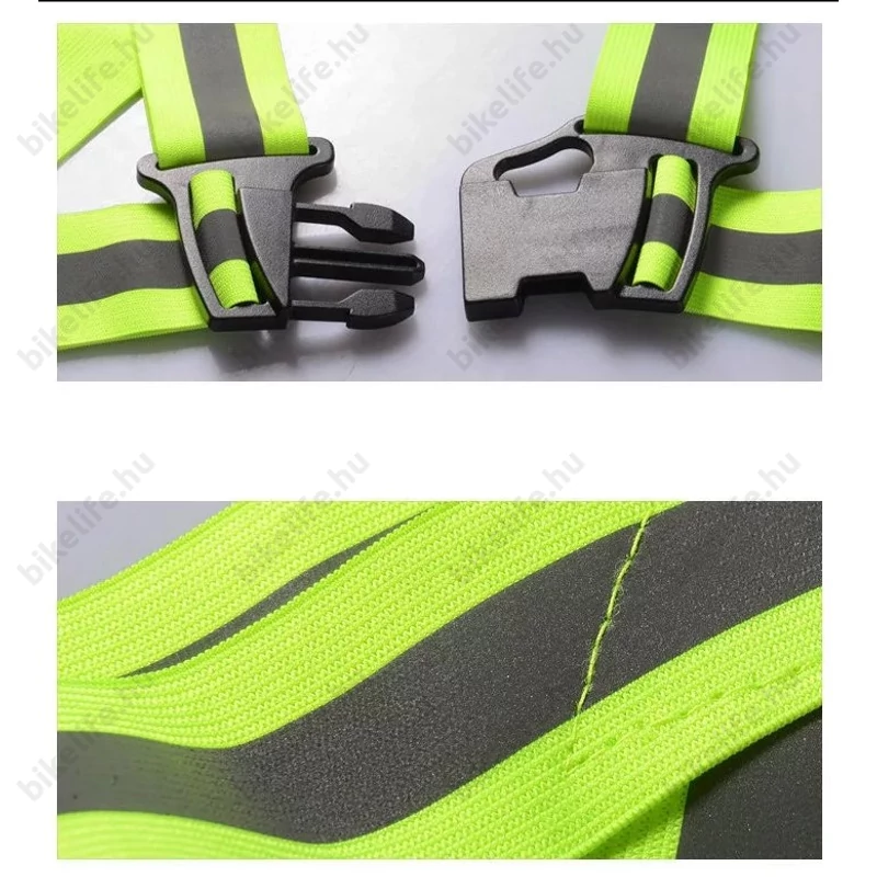 Ridepositive fényvisszeverő mell és derékpánt fekete univerzális méret, rendkívül tág határok között állítható