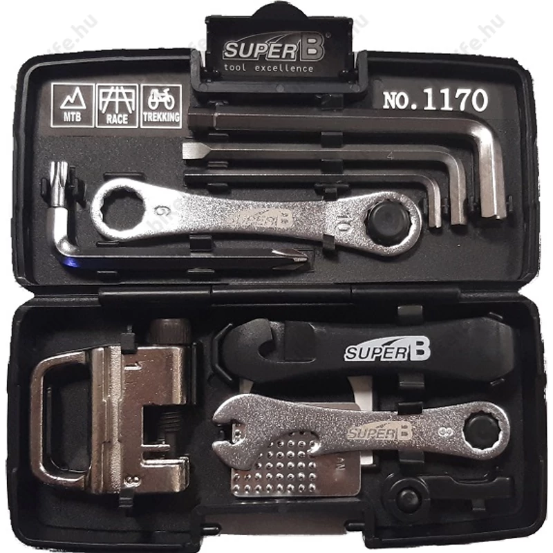 Szerszámkészlet SuperB 24 részes, kerékpárokhoz, No.1170