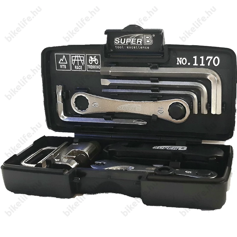 Szerszámkészlet SuperB 24 részes, kerékpárokhoz, No.1170