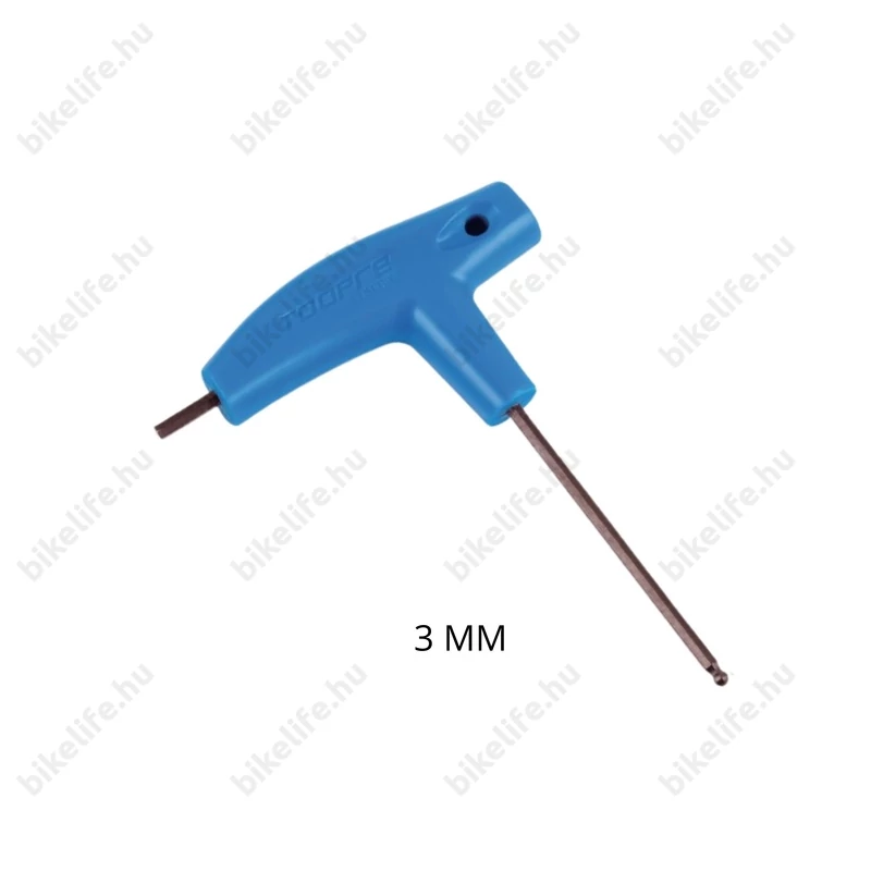 T-nyelű 3mm-es imbuszkulcs szögben is használható