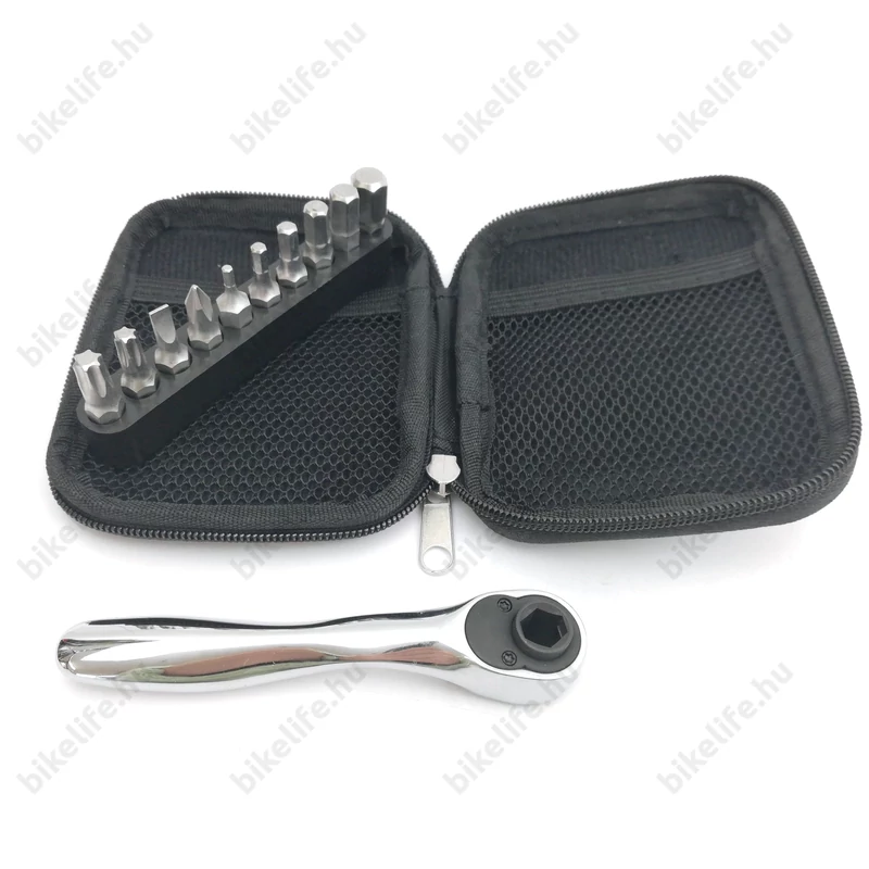 Szerszámkészlet KTM Team10 & Bag fekete/ezüst 10 részes