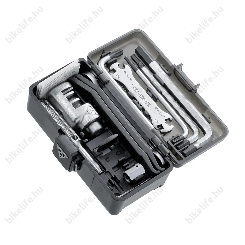 Szerszámkészlet Topeak Survival Gear box 23 részes túlélő hobby készlet