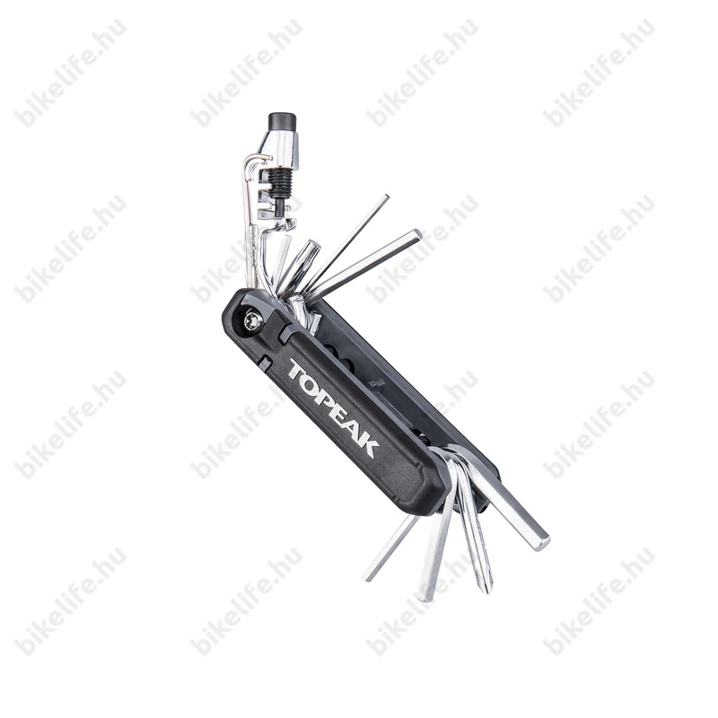 Szerszámkészlet Topeak Hexus X 21 funkciós, gumileszedővel, láncbontóval, fekete