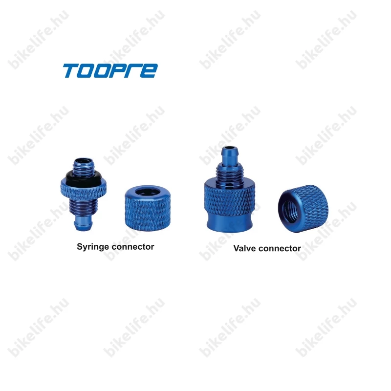 Toopre defektgátló folyadék betöltő szelepadapterekkel és szelepkiszedővel