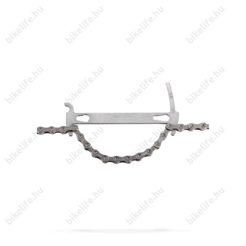 BBB Chainchecker BTL-125 multifunkciós láncnyúlás mérő szerszám rovátkákkal,5/6/8mm kónusz nyílás