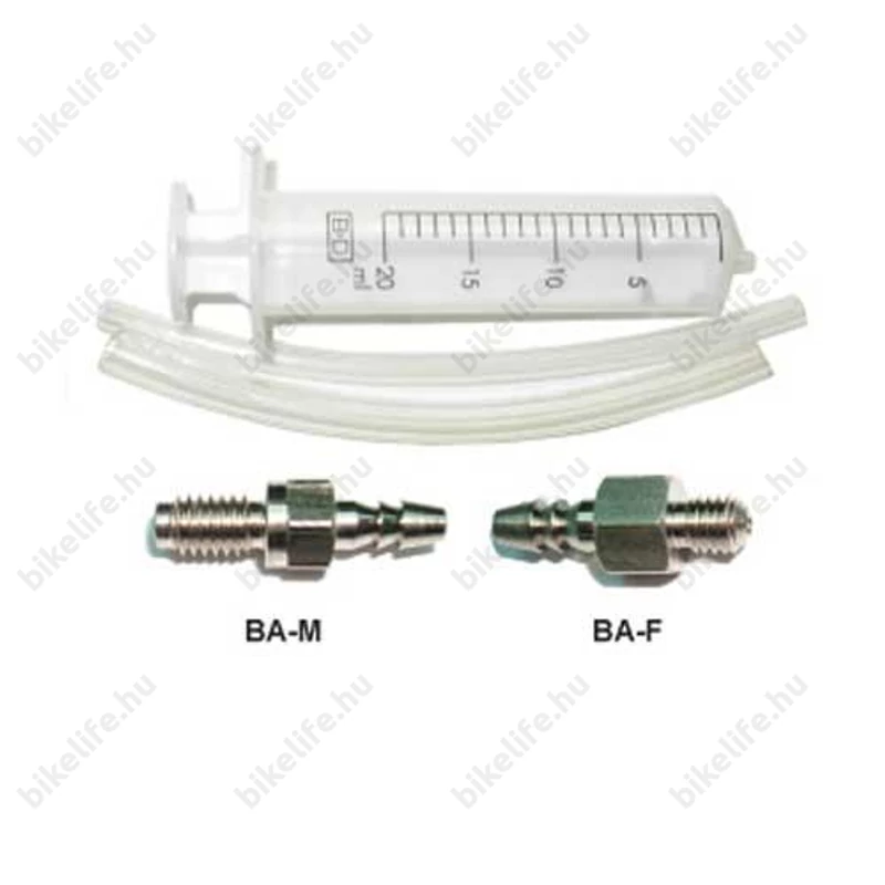 Szerszám légtelenítő készlet A2Z Bleeding Kit, fecskendő+Avid, Formula, Magura adapter+kétféle cső