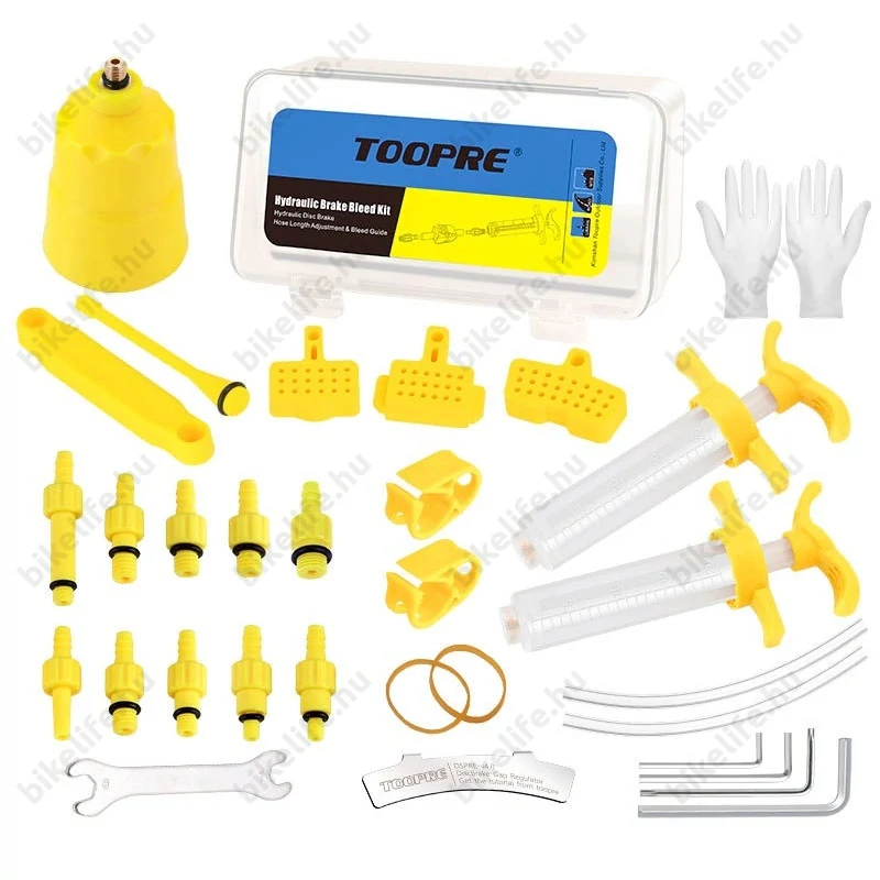 Topree Exp légtelenítő készlet Shimano, Sram, Magura, Tektro hidraulikus fékekhez