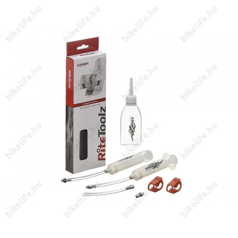 Ashima légtelenítő készlet Tektro tárcsafékekhez 1 dl árványi (mineral) olajjal