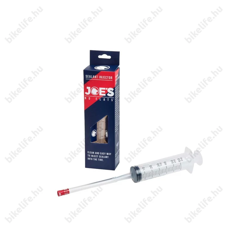 Defektgátló folyadék betöltő fecskendő Joe's No-Flats 60ml űrtartalmú