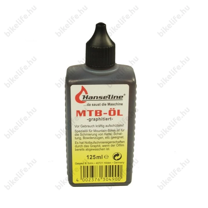 Hanseline kerékpárolaj grafit adalékkal 125ml