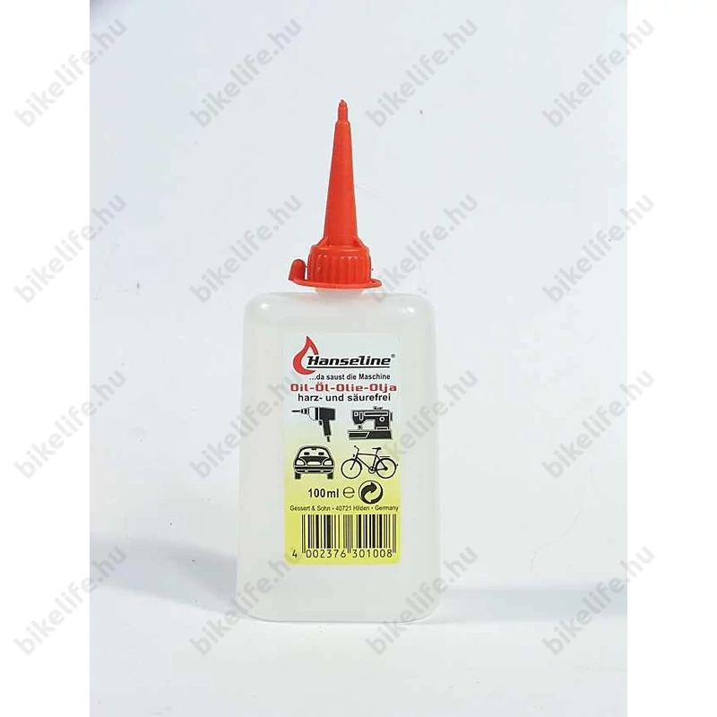 Kenőanyag műszerolaj Hanseline 100ml csepegtetős