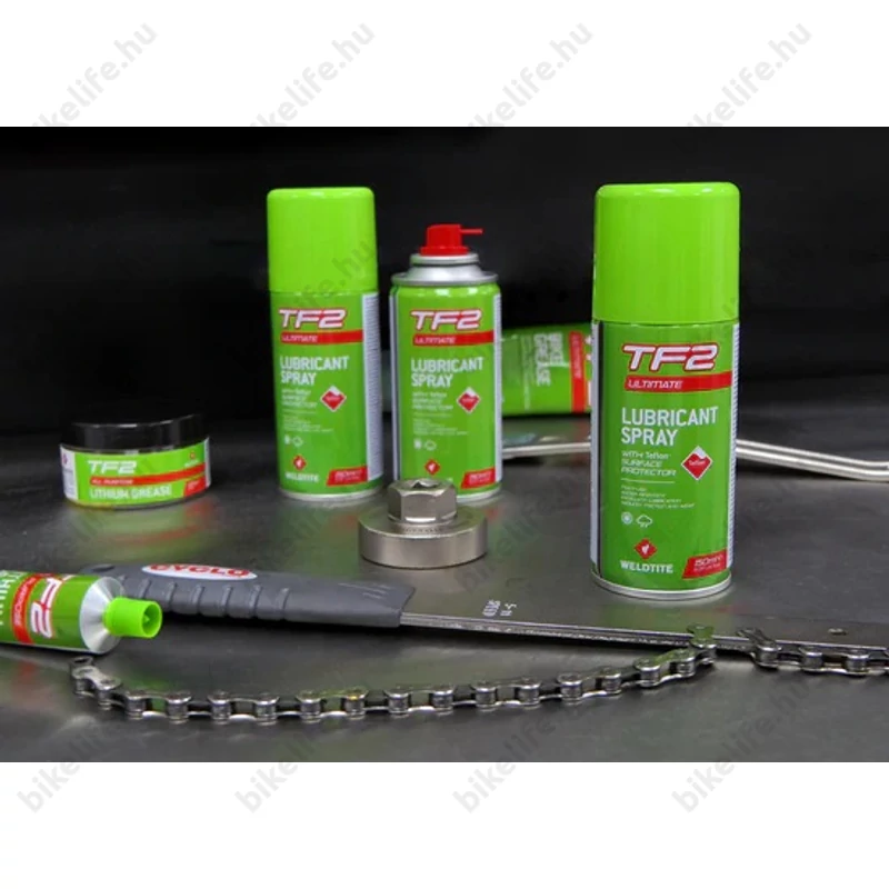 Kenőanyag láncspray Weldtite TF2 teflon tartalmú 150ml