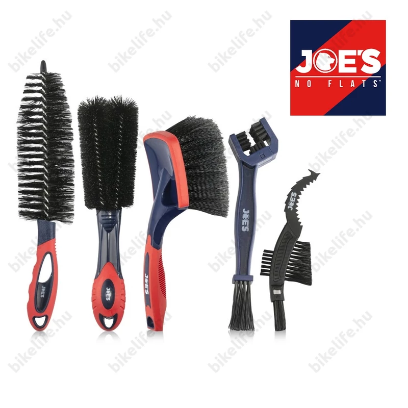 Joe's No Flat kerékpártisztító szett 5db-os prémium kefe készlet