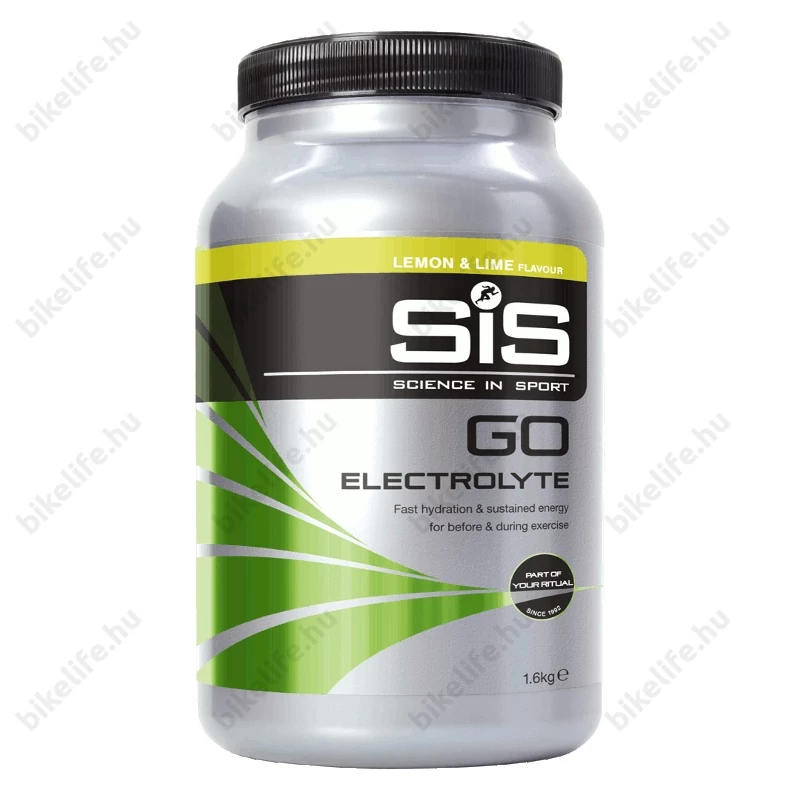 SIS GO elektrolit italpor, GO Electrolyte, 1600g. (40 adag)  citrom-lime íz