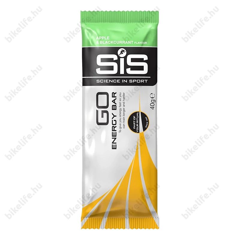 SIS GO energiaszelet, Go Energy Bar, 40g alma-feketeribizli íz