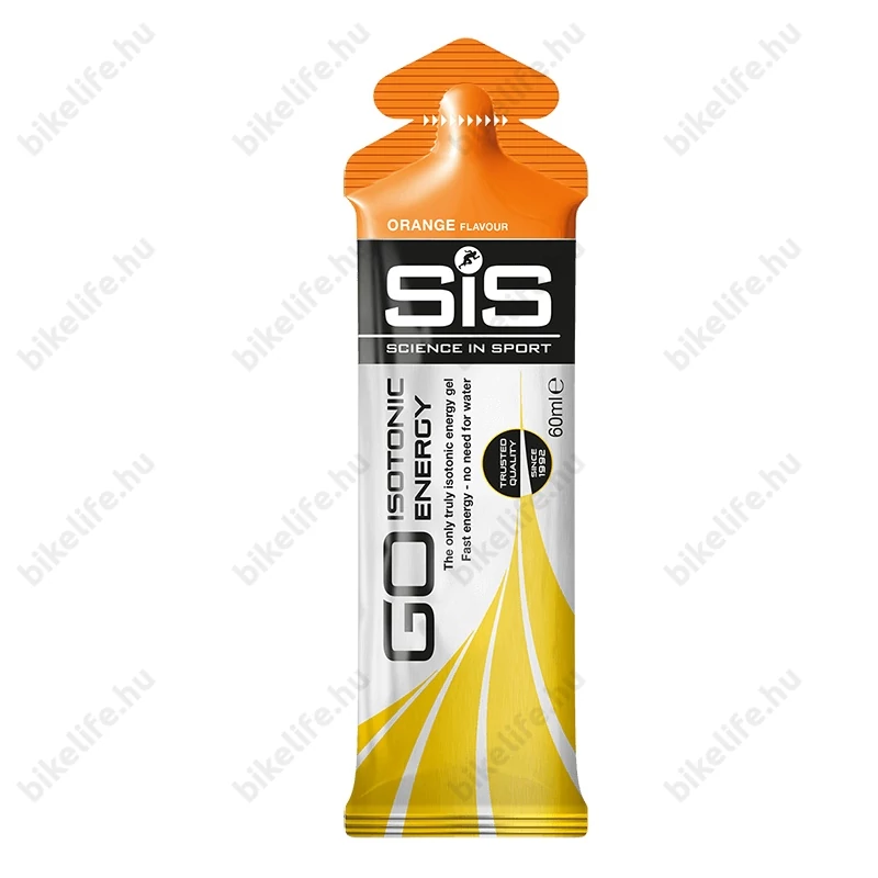 SIS GO izotóniás energia gél, Go Isotonic Energy, 60 ml, narancs íz