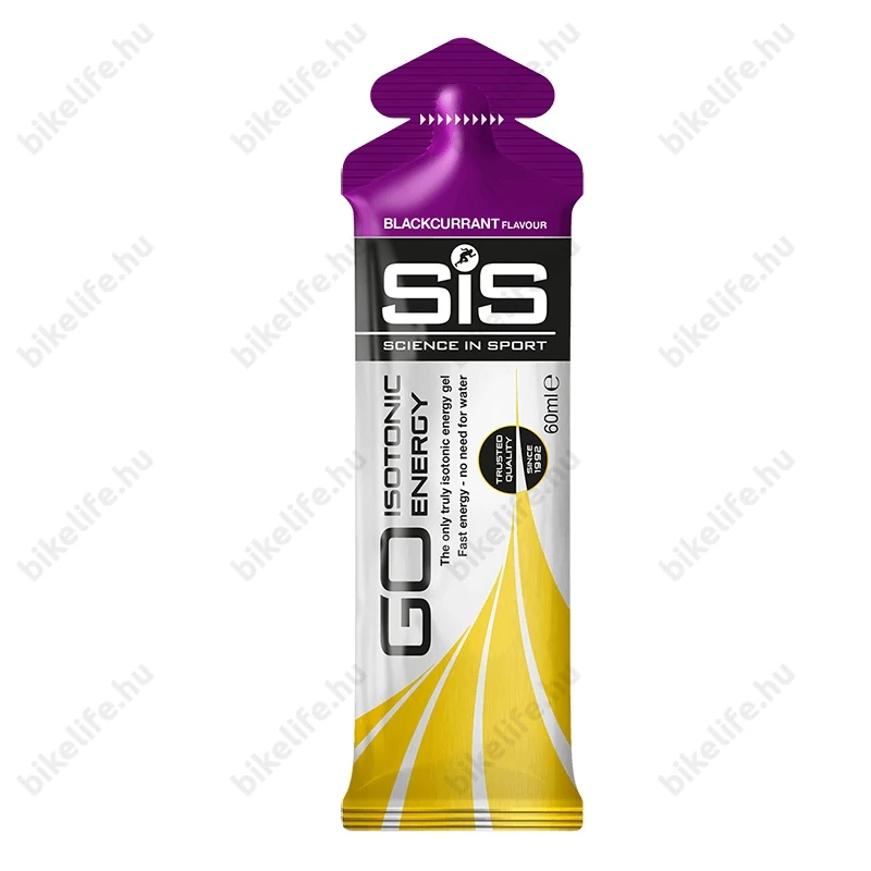 SIS GO izotóniás energia gél, Go Isotonic Energy, 60 ml, feketeribizli íz