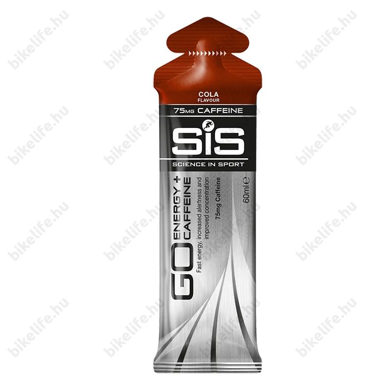 SIS GO energia és koffein gél, Go Energy+Caffeine, 60 ml, 75mg koffein, kóla íz